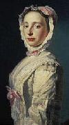 Allan Ramsay Ramsay first wife, Anne Bayne, by Ramsay oil painting